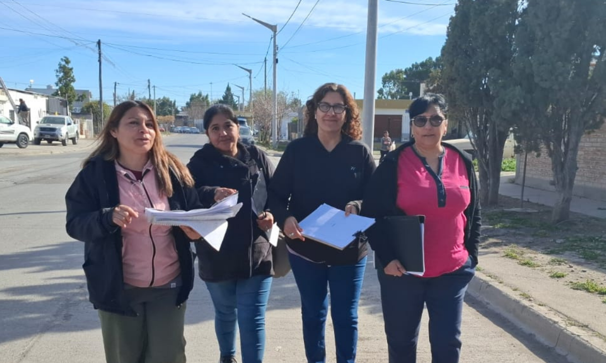 Trelew: realizan un censo sanitario para relevar a las familias de distintos barrios