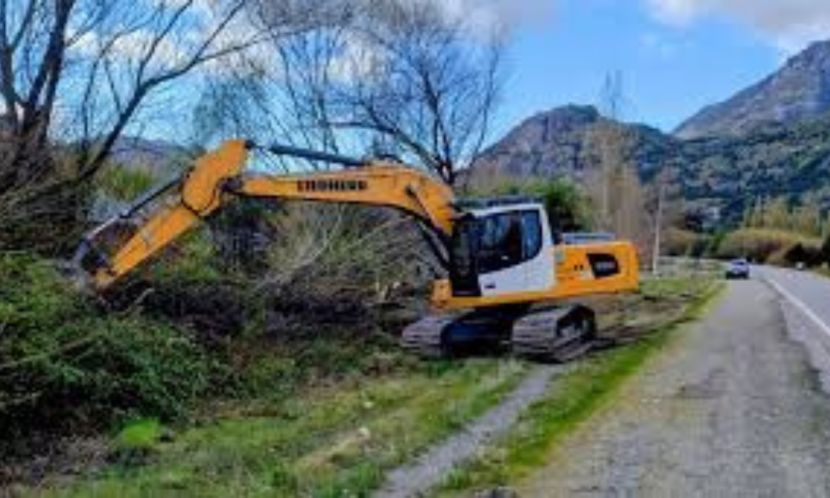 Vialidad Nacional realiza tareas preventivas en rutas de Chubut ante la llegada de El Niño