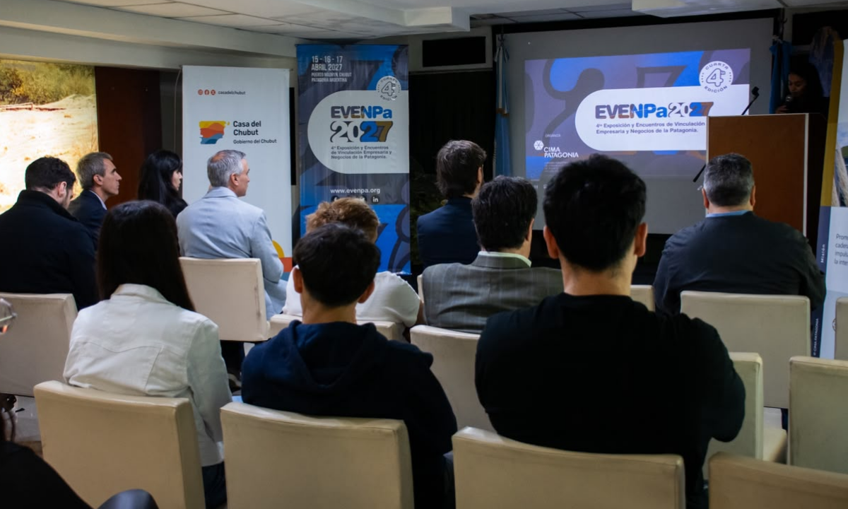 Presentaron en Casa del Chubut EVENPA 2027, el evento empresarial más importante de la Patagonia